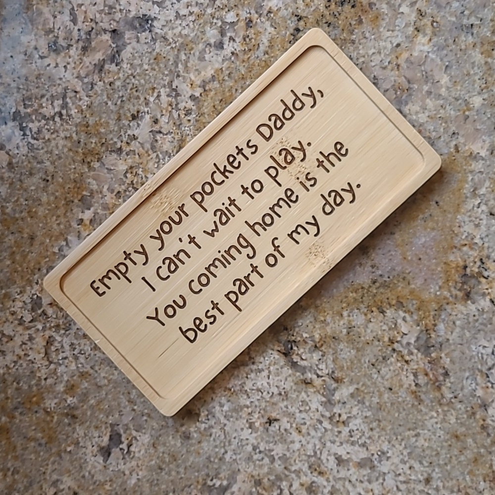 Fathers Day .. Trinket Tray ...